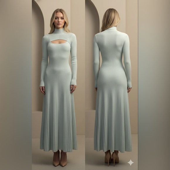 Jonathan Simkhai beautiful mint color knit dress NWOT